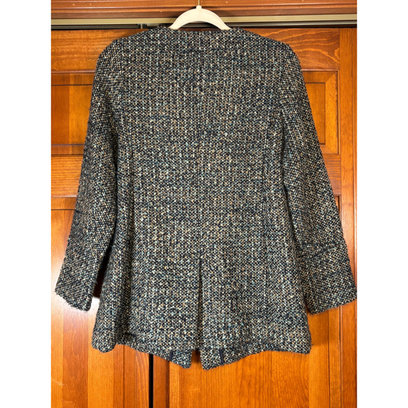 Talbots Tweed Blazer Structured Italian Boucle Fully Lined Multicolor Women's 2P - Picture 4 of 9